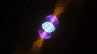 Neutron Star Merger Creates Light and Gravitational Waves