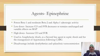 Vasopressors & Inotropes in Critical Care