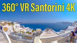 VR Tour Santorini 360° VR Video 4K (Oia, Santorini, Greece)