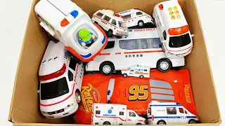 救急車のミニカー走る！緊急走行！坂道走行テスト Ambulance minicar runs on a slope with sirens sounding!