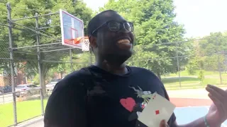 STREET MAGIC IN BASKETBALL COURT!! (Funny Reaction)