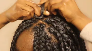 EXTREMELY DETAILED FOR BEGINNERS How to Box Braid Your Own Hair| Do Box Braids on Yourself