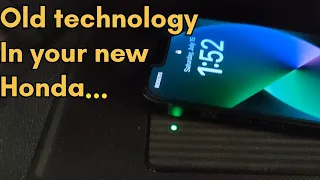 Why your Honda wireless charger does not work on your new phones.