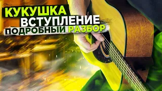 🎸 | КУКУШКА РАЗБОР ВСТУПЛЕНИЯ | как играть вступление кукушка на гитаре | кукушка для начинающих