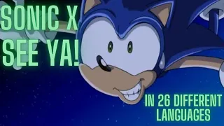 Sonic X See ya! In 26 Different Languages (Update)