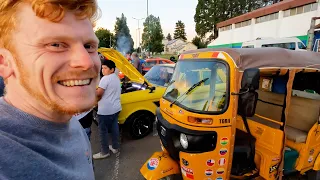 I take MY Tuk Tuk to a CAR MEET! (Wild Reactions)