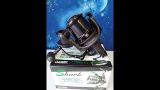 Рыболовная мощная лебёдка-катушка Shark Surf 7000 9+1bb с бесконечником.