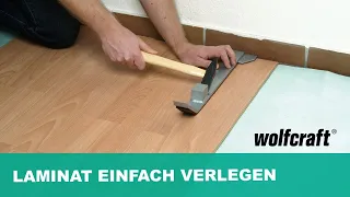 Verlege-Set für Laminat- und Designboden:  Laminat- und Designböden einfach verlegen | wolfcraft