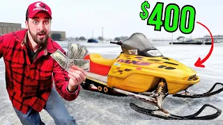 Buying DEAD Snowmobile On Facebook Marketplace (& Getting It Running)