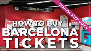 ➤ how to buy BARCELONA metro tickets 🚇 ‼️ new system, check video 150  #023