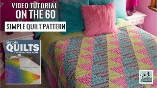 Easy Beginner 60-Degree Triangle Quilt! On the 60 Equilateral Triangle Quilt Pattern from My Book!