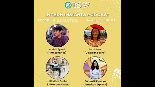 INTERN INSIGHTS PODCAST | EPISODE 4 | ANALYTICS