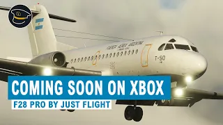 Just Flight F28 Professionnal will have a lot of features! MSFS2020 - Xbox