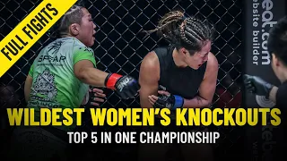 5 Wildest Women’s Knockouts In ONE Championship