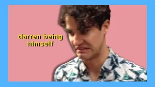 darren criss being cute and dumb for 4 minutes straight