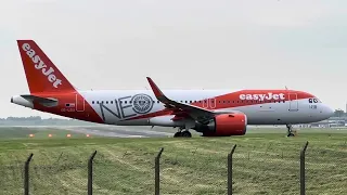 EasyJet Airbus A320 NEO Livery departing 🛫 from Birmingham Airport