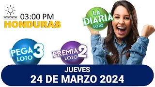 Sorteo 03 PM Loto Honduras, La Diaria, Pega 3, Premia 2, JUEVES 24 de marzo  2022 |✅🥇🔥💰