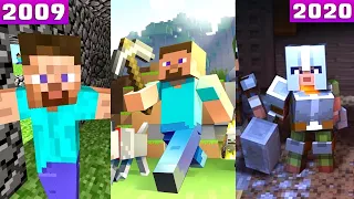 The Evolution of Minecraft  Games ( 2009-2020 ) with  Mincraft earth & Minecraft Dungeons