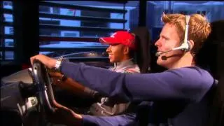 Lewis Hamilton Playing F1 2010 on  VisionRacer