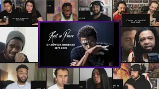 Chadwick Boseman Tribute Reactions Mashup