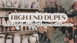 Home Decor Dupes | Shop With Me at Hobby Lobby | Home Decor Decorating Tips | Designer Look For Less