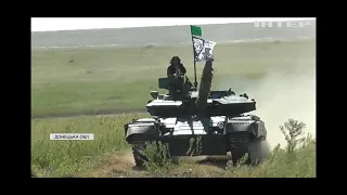 Українські танкісти провели масштабні маневри у степу Приазовська