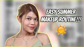 SUMMER MAKEUP ROUTINE! SWEAT PROOF, AFFORDABLE AND BEGINNER FRIENDLY! 🌞✨🌺