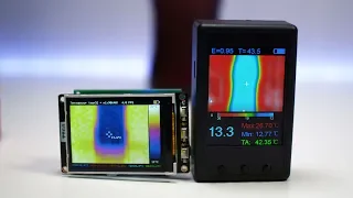 Chinese thermal imager on the MLX90640 sensor