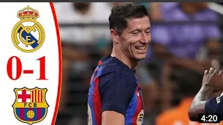 Barcelona vs Real Madrid Extended highlights and all goals. (24th July, 2022).