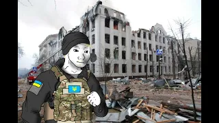 "хай живе вільна україна" but you're ukrainian in kharkiv, defending the city from invaders.