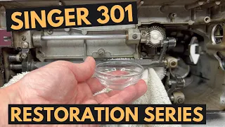 How to clean a Singer 301 - Parts and Body: Singer Restoration Series Part 11