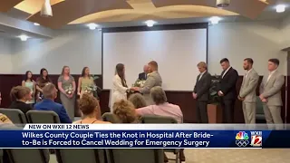 Wilkes County couple have wedding at hospital before bride's emergency su