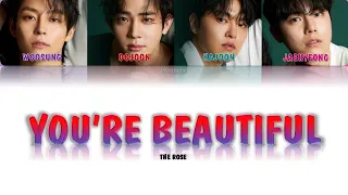 YOU'RE BEAUTIFUL - THE ROSE - Color Coded Lyrics