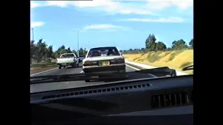 Mitchell Freeway 1989 - Perth Western Australia (1980s traffic)