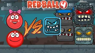 Red Ball 4 GILR Ball & Tomato Ball Vs All Boss in FUSION Battle ALL Maps