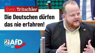 Die Deutschen dürfen das nie erfahren! – Sven Tritschler (AfD)