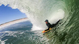 One Day #bodyboarding a Perfect Beach Break up the West Coast of South Africa 2022  #vlogvideo