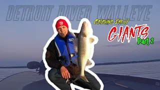 Part 2 GIANT Walleye fishing (I caught a MONSTER)