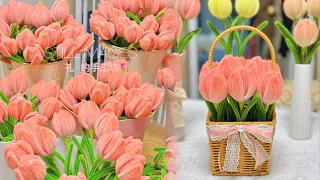 How to make Pipe Cleaner tulips/Gifts for Lovers