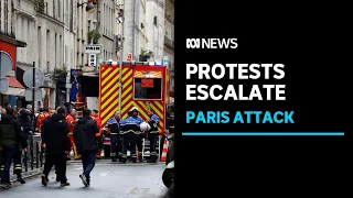 Kurdish protestors clash with riot police following deadly Paris shooting | ABC News
