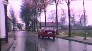 Historische Autofahrt quer durch Bocholt im Jahr 1988 (Teil 1/2)