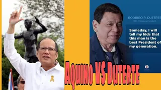 Aquino administration VS Duterte administration