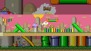 Pikmin in Super Mario World - Final Battle Uncropped!