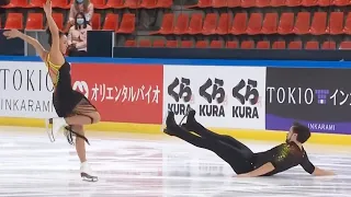 Figure Skating Hard Falls & Failed Jumps ⛸️ | 2021 Internationaux de France