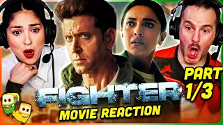 FIGHTER Movie Reaction Part (1/3)! | Hrithik Roshan | Deepika Padukone | Anil Kapoor