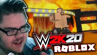 WWE 2K20 Arena in WWE Roblox Gameplay!