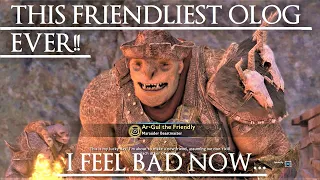 Shadow of War: Middle Earth™ Unique Orc Encounter & Quotes #40 THE FRIENDLIEST OLOG EVER!