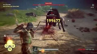 Assassin's Creed Odyssey: Kassandra vs The Lykaon Wolf (Boss Fight)