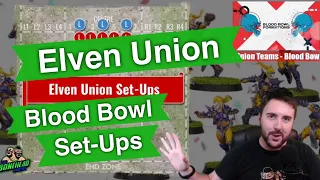 Elven Union Team Set-Up Formations for Blood Bowl - Blood Bowl 2020 (Bonehead Podcast)