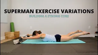 Superman Exercise Variations| Superman Rows for a Strong Core